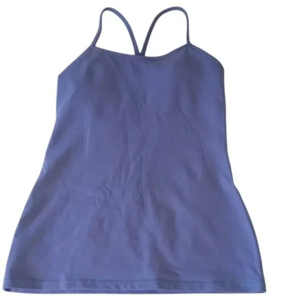 lululemon power y tank Women's Size 8 Lavender Light Purple